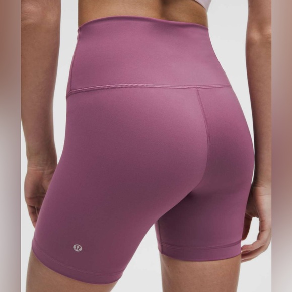 lululemon athletica Pants - Lululemon Wunder Train High-Rise Short 6" vintage plum Size 4